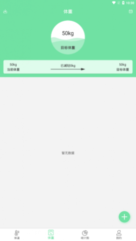 悠闲体温体重统计app